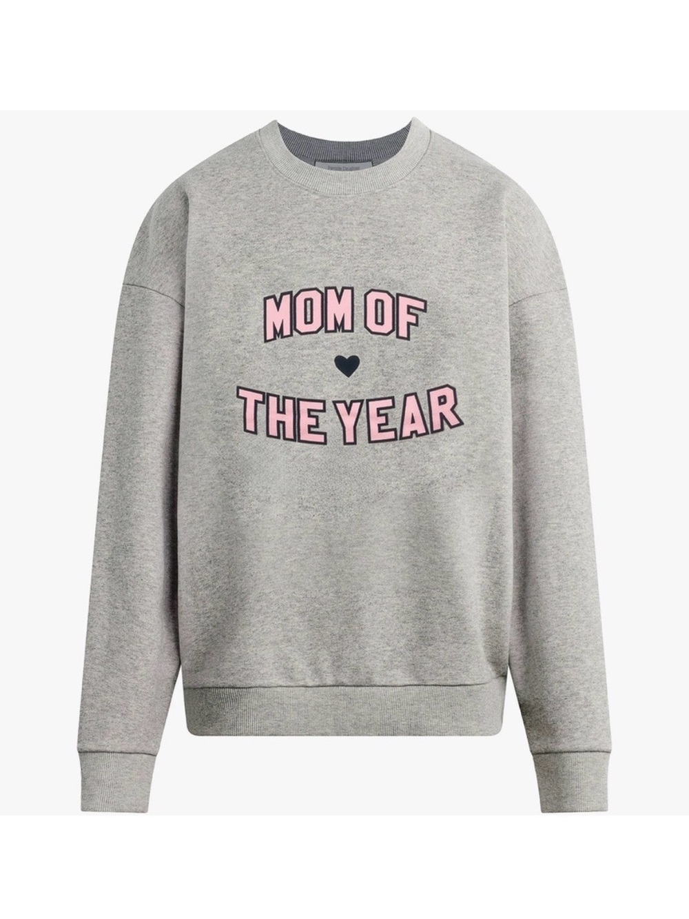 Favorite Daughter Grey 'Mom of the Year' Sweatshirt Baby Pink Heather Grey